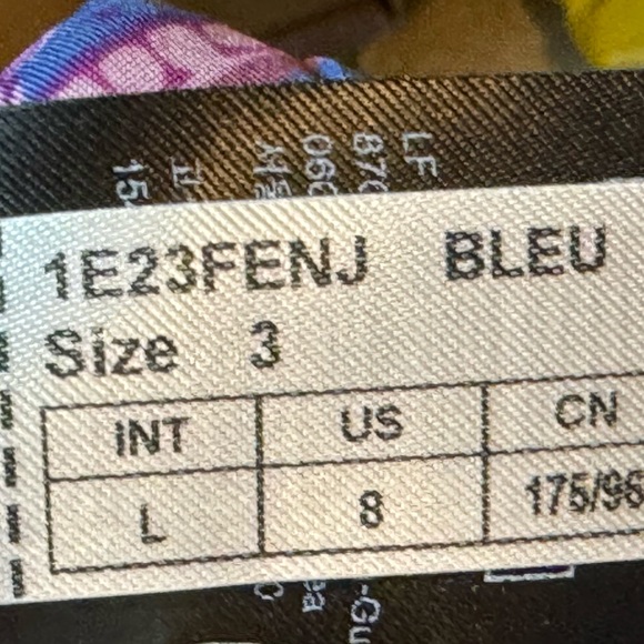 NWT ba&sh Fenji Off the‎ Shoulder Top in Blue Size Large - Picture 6 of 9